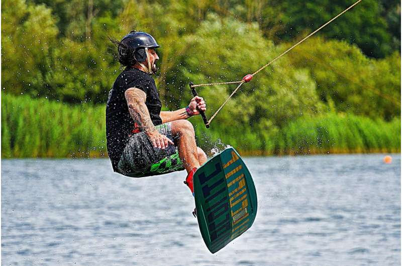 water skiing