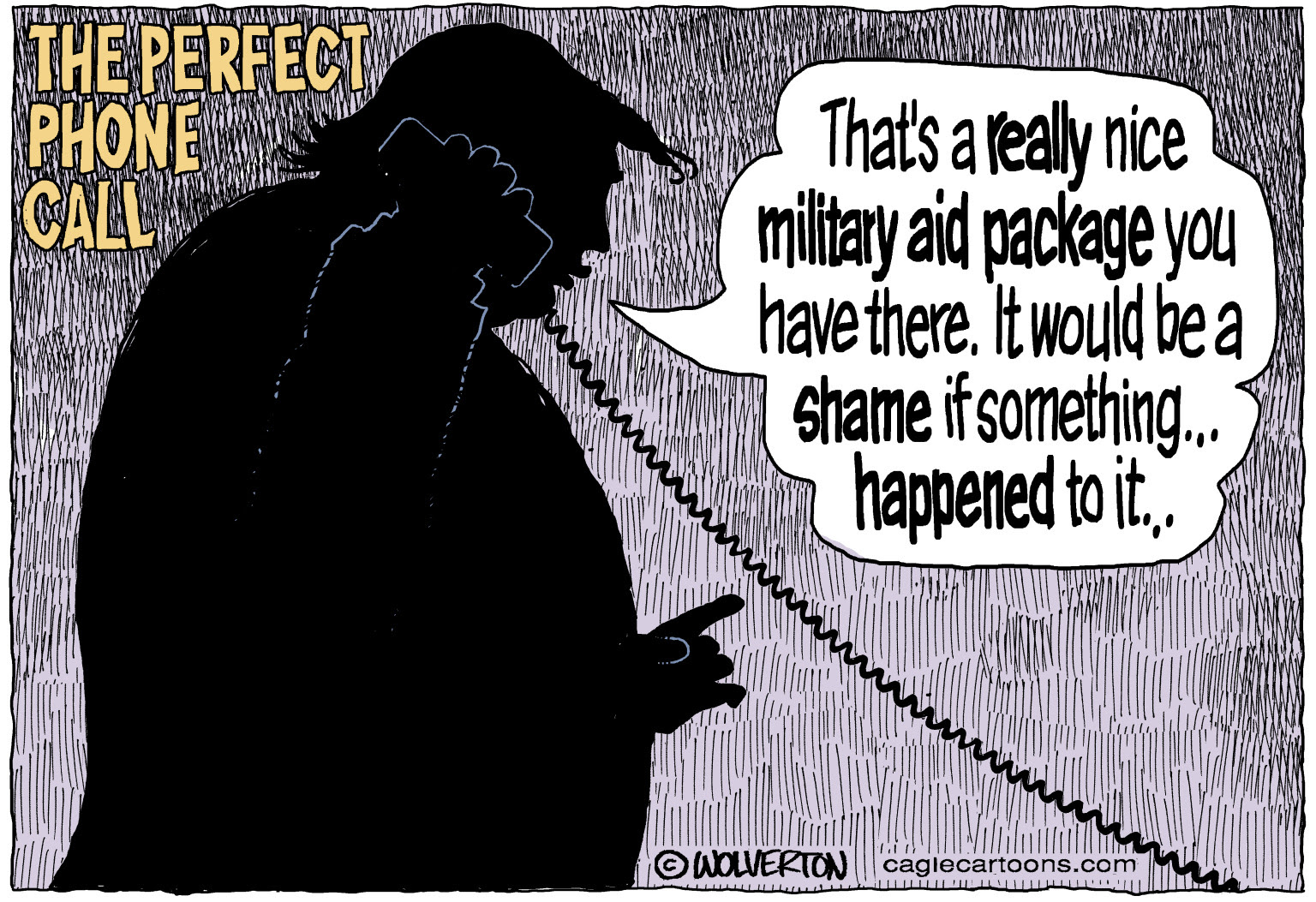 Trump denies weapons from Ukraine unless they help him get re-elected.