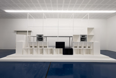 Installation view of Cevdet Erek's Bergama Stereo (2022) in Tanjong Pagar Distripark. Image courtesy of Singapore Art Museum Installation view of Cevdet Erek's Bergama Stereo (2022) in Tanjong Pagar Distripark. Image courtesy of Singapore Art Museum