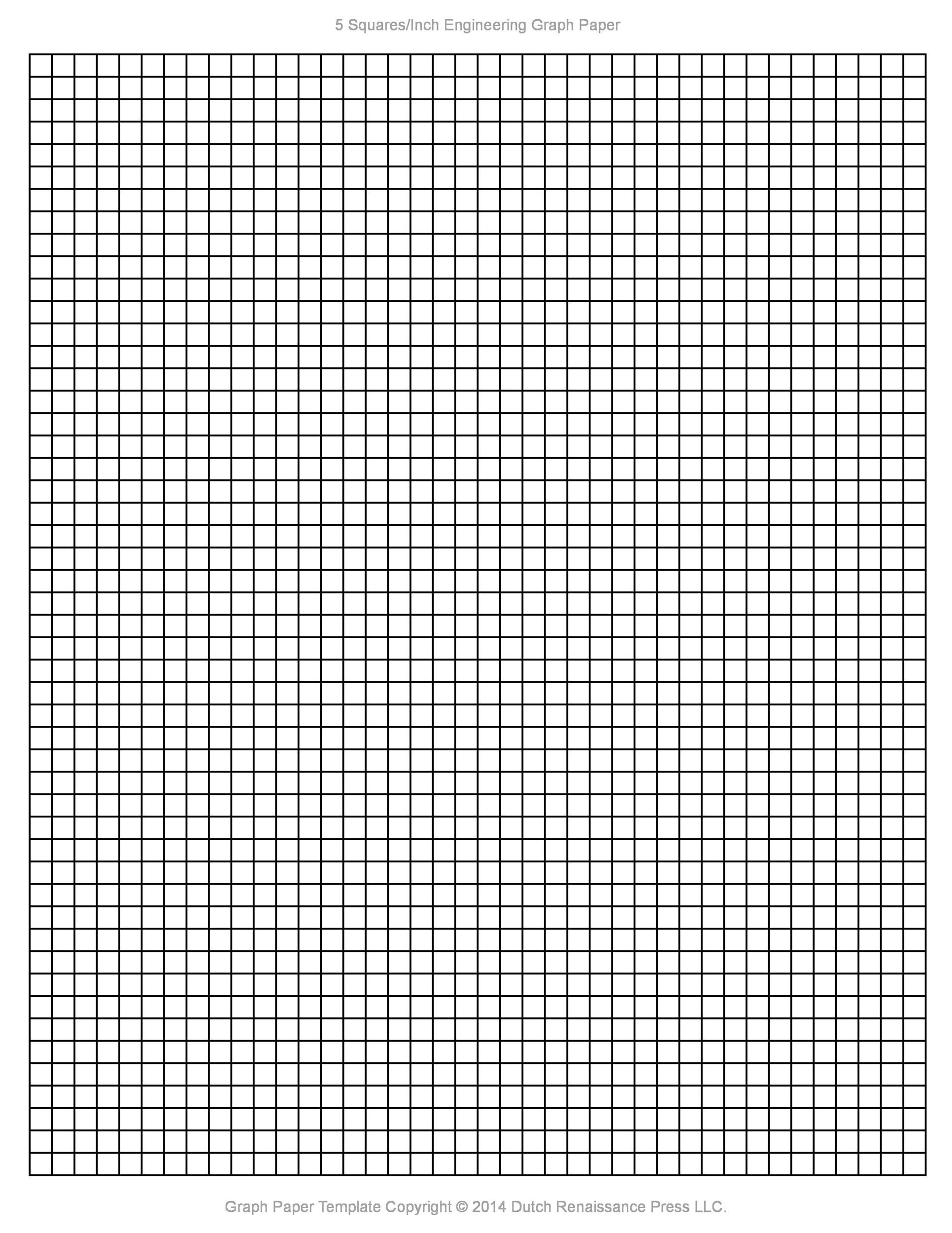 Word Graph Paper Template Collection