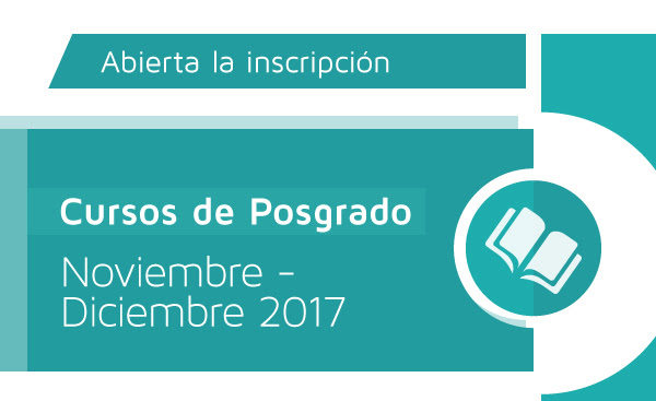Cursos de Posgrado - Noviembre - Diciembre 2017