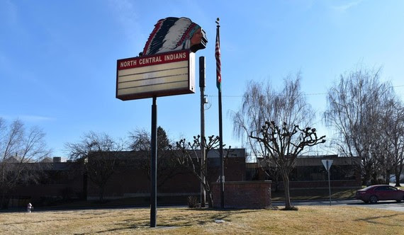 Spokane school with Native American mascot