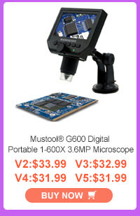 Mustool G600 Digital Portable 1-600X 3.6MP Microscope