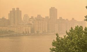 A principios de junio de 2023, fuertes vientos llevaron el humo de los incendios forestales de Canadá a la ciudad de Nueva York.