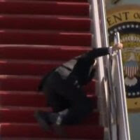 [Watch] Biden falls down Air Force One stairs