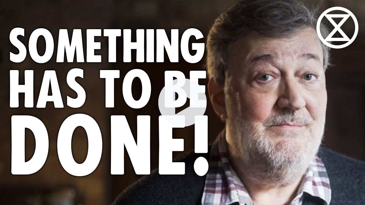 Stephen Fry in support of Extinction Rebellion: 'Something has to be done'