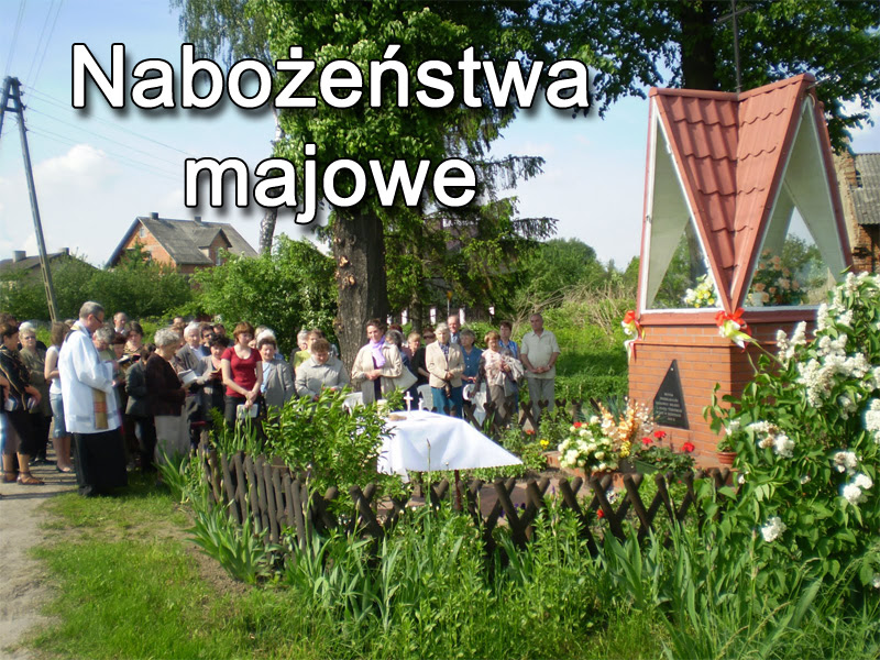 Nabożeństwa majowe przy kapliczce - Gify i obrazki na GifyAgusi.pl