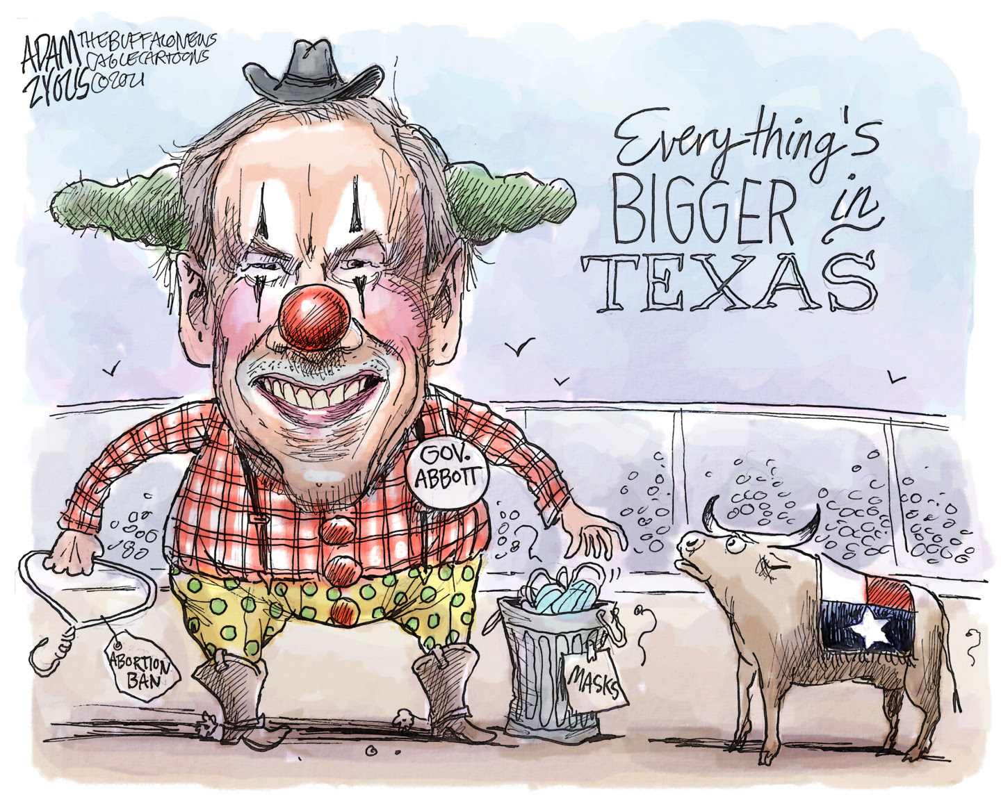 Greg Abbott bans abortions, offers bounties to vigilantes while ignoring COVID safety measures.