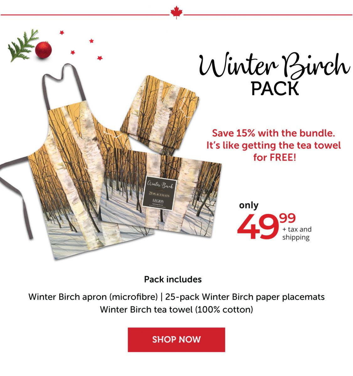 Winter Birch Pack