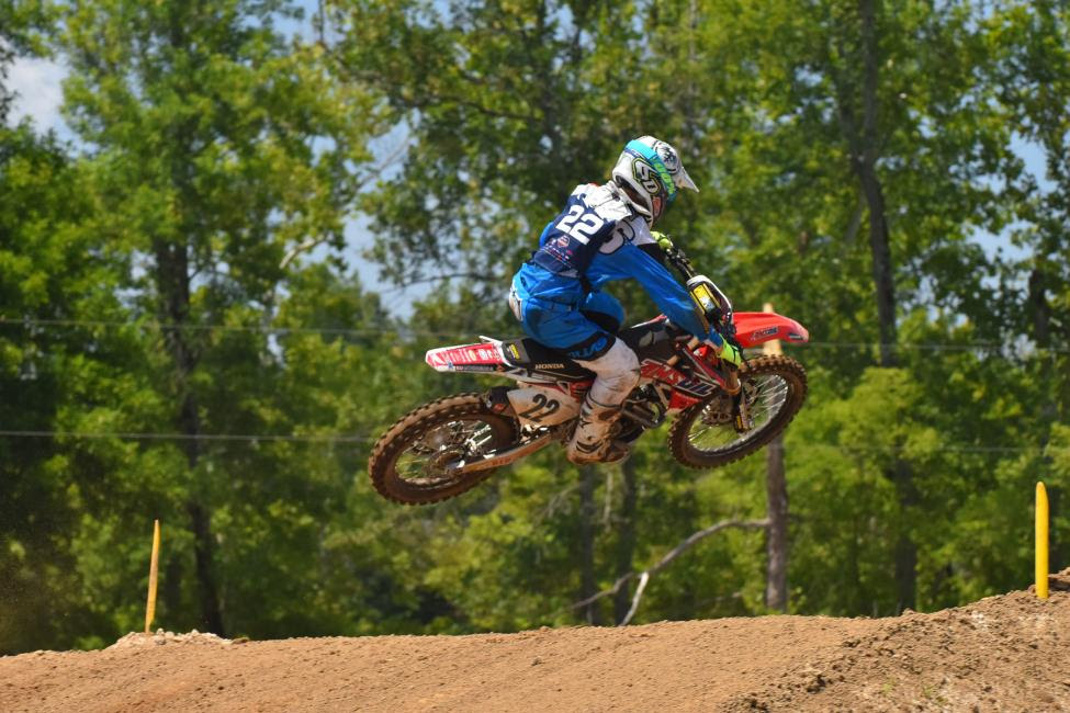 Chase Sexton will head into the final moto with a 1-1 moto tally in Open Pro Sport.Photo: Ken Hill