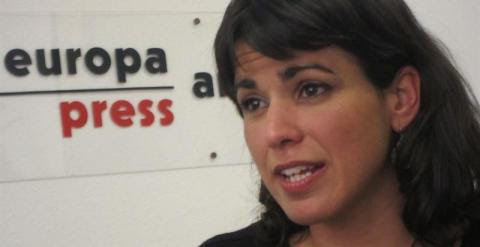 Teresa Rodríguez, candidata de Podemos a la Junta de Andalucía. /EUROPAPRESS