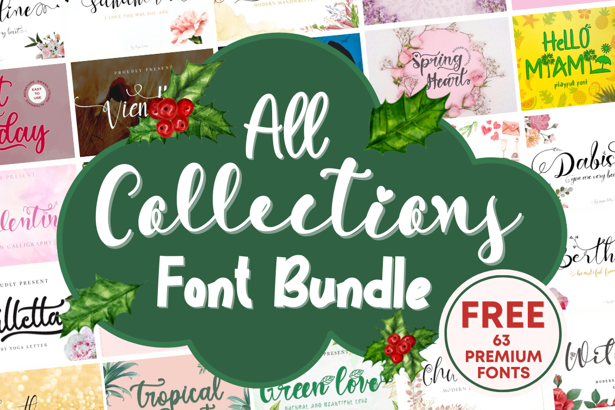 All Collections Font Bundle