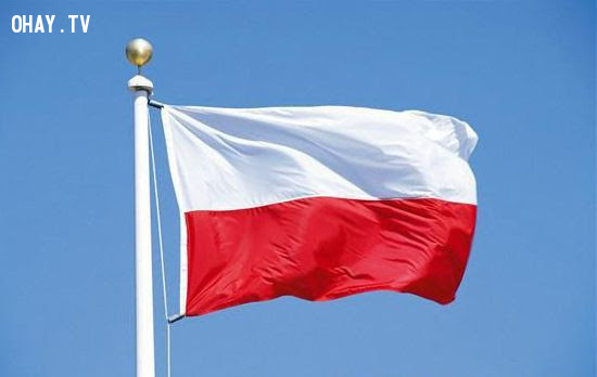 10. Ba Lan,ý nghĩa quốc kì,lá cờ của các nước,những điều thú vị trong cuộc sống