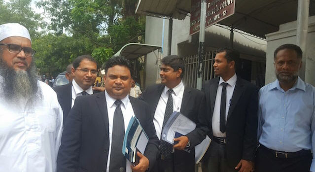 Attorney at Law Shiraz Noordeen and his team of  lawyers