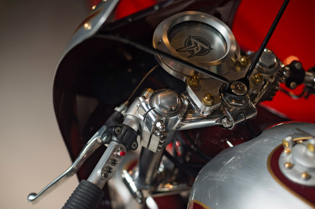 New from Analog Motorcycles: a custom 1940 Indian Scout