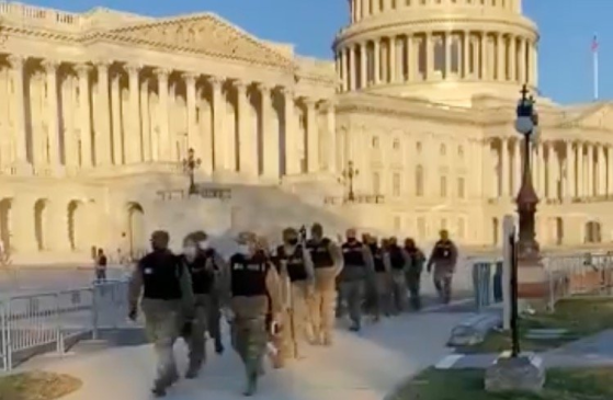 FBI Vetting National Guard Troops in DC Over Fears of ‘Insider Attack’ or Threat From Service Members Securing Biden Inauguration Image-574