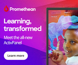 Afbeelding: Promethean Learning, getransformeerd. Maak kennis met het geheel nieuwe ActivPanel. Klik om meer te leren.