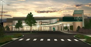 An artist's rendering of potential improvements to Turfway Park