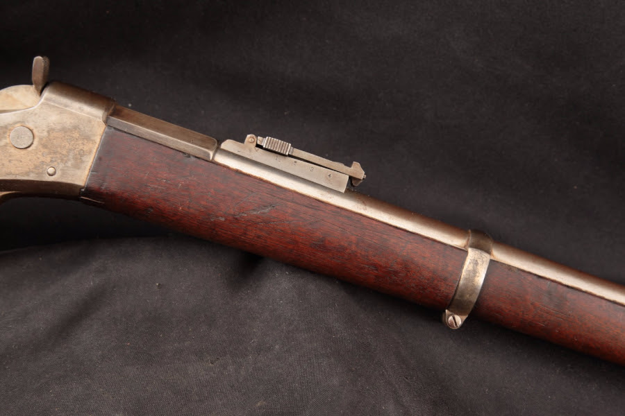 Remington Argentine Model 1879 Patria Rolling Block, Blue & Case Color 36” - Single Shot Rifle & Cleaning Rod, 1879-82 Antique - Picture 5