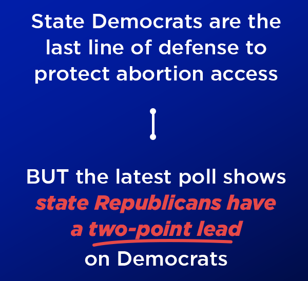 State Democrats are the last line of defense to protect abortion access