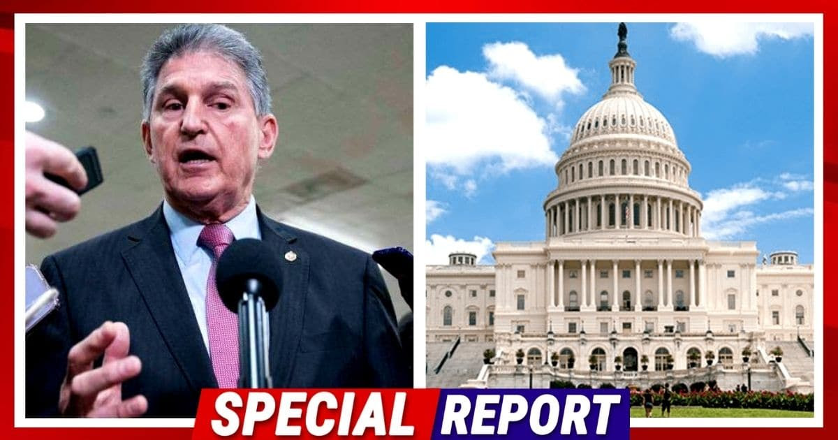 Joe Manchin Infuriates His Party Again - He Just Tossed Democrat Holy Grail Overboard