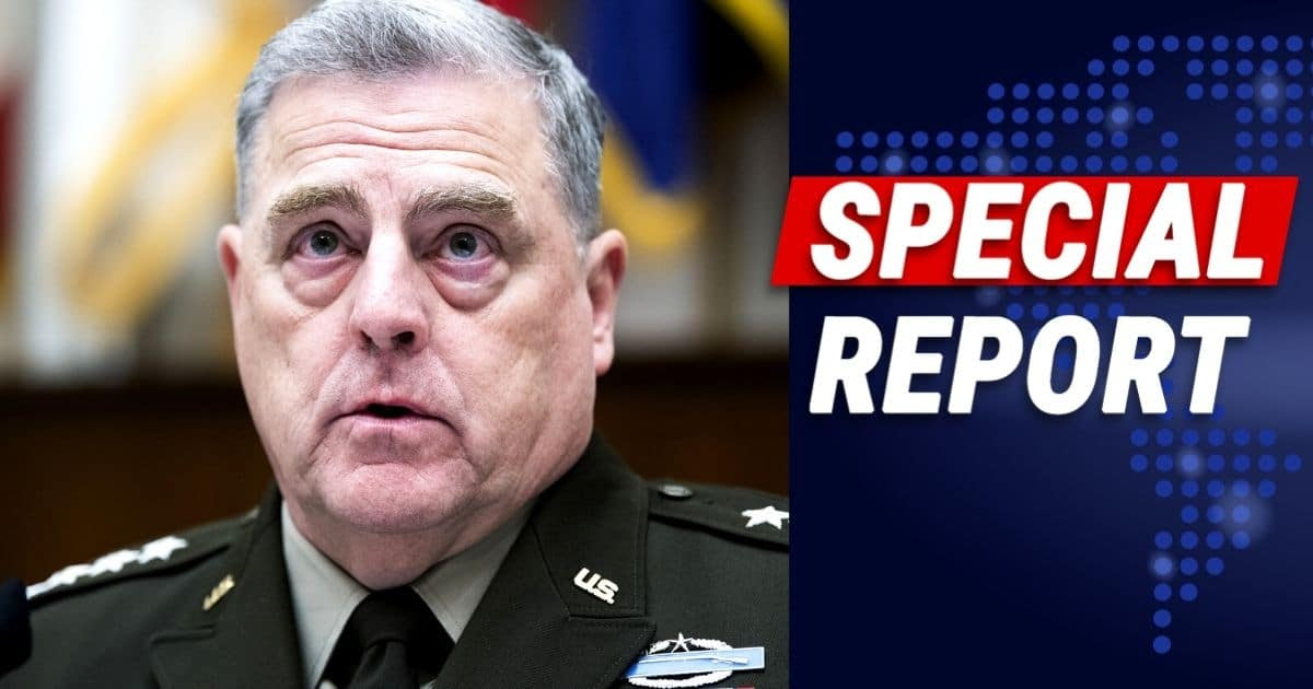 General Milley Makes A Massive Mistake - He Just Used The Wrong Word About His Secret China Call