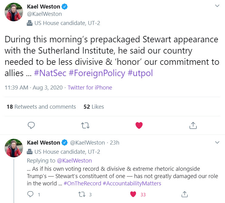 Kael Weston on Twitter