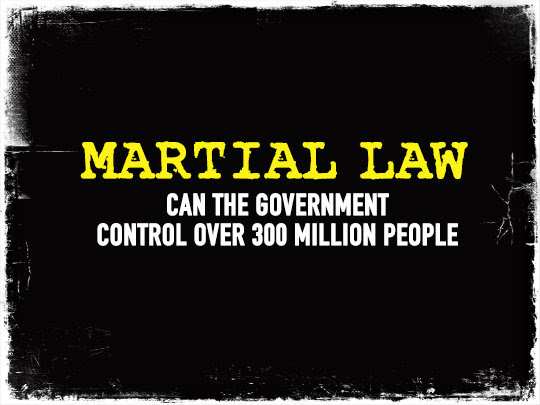Martial Law: Can the Government Control Over 300 Million People