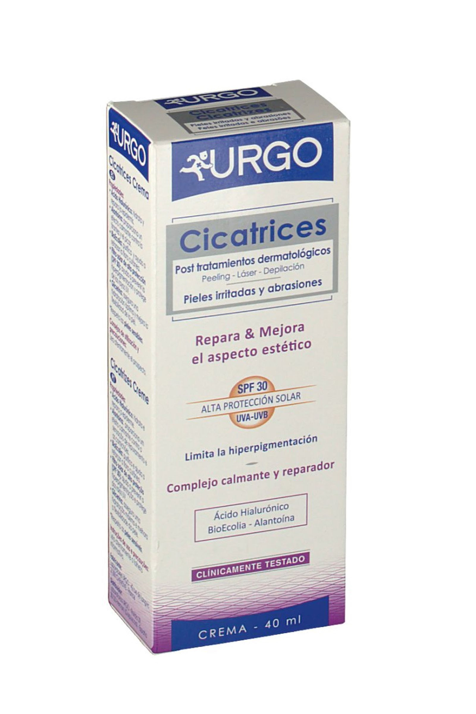 Crema reparadora para cicatrices de Urgo