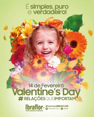 Setor de flores incentiva as comemorações do Valentine´s Day como o "Dia do Amor e da Amizade"