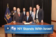 Governor Cuomo Signs First-in-the-Nation Executive Order Directing Divestment of Public Funds Supporting BDS Campaign Against Israel, June 5, 2016.