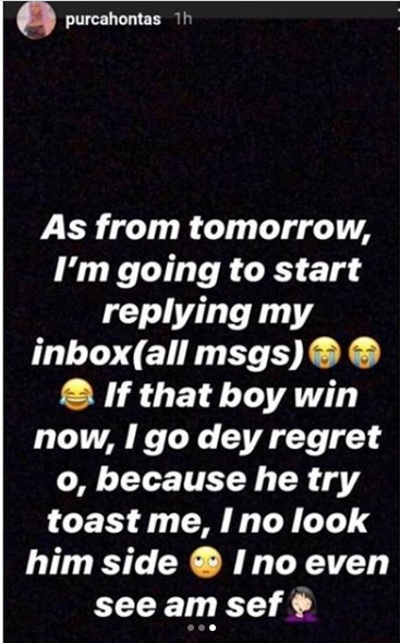 Nigerian lady regrets ignoring BBNaija housemate, Laycon after sliding into her DM in 2016 