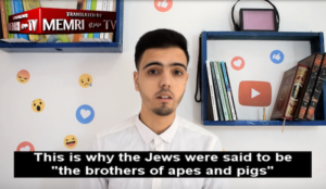 Morocco: Muslim
YouTuber quotes Qur’an to claim Allah transformed disobedient Jews into apes and pigs