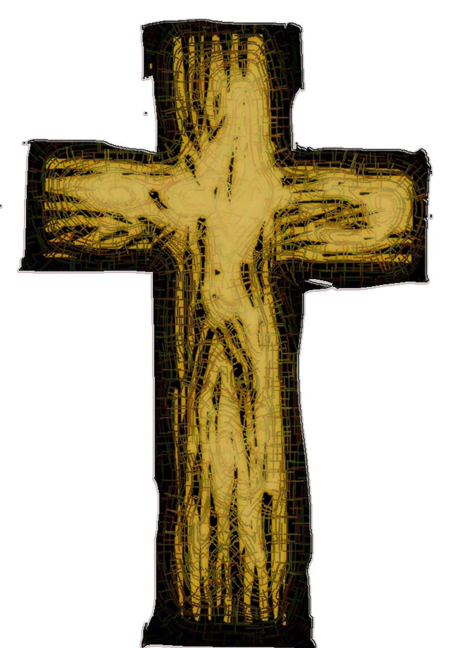 wooden cross graphic religion