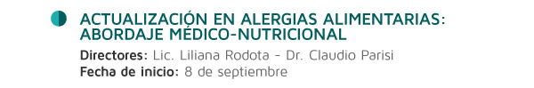 Actualización en alergias alimentarias: abordaje médico-nutricional