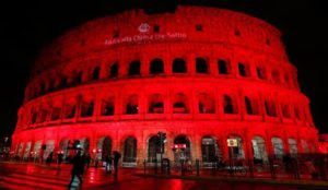 Rome’s Colosseum turned red to protest Pakistan blasphemy law