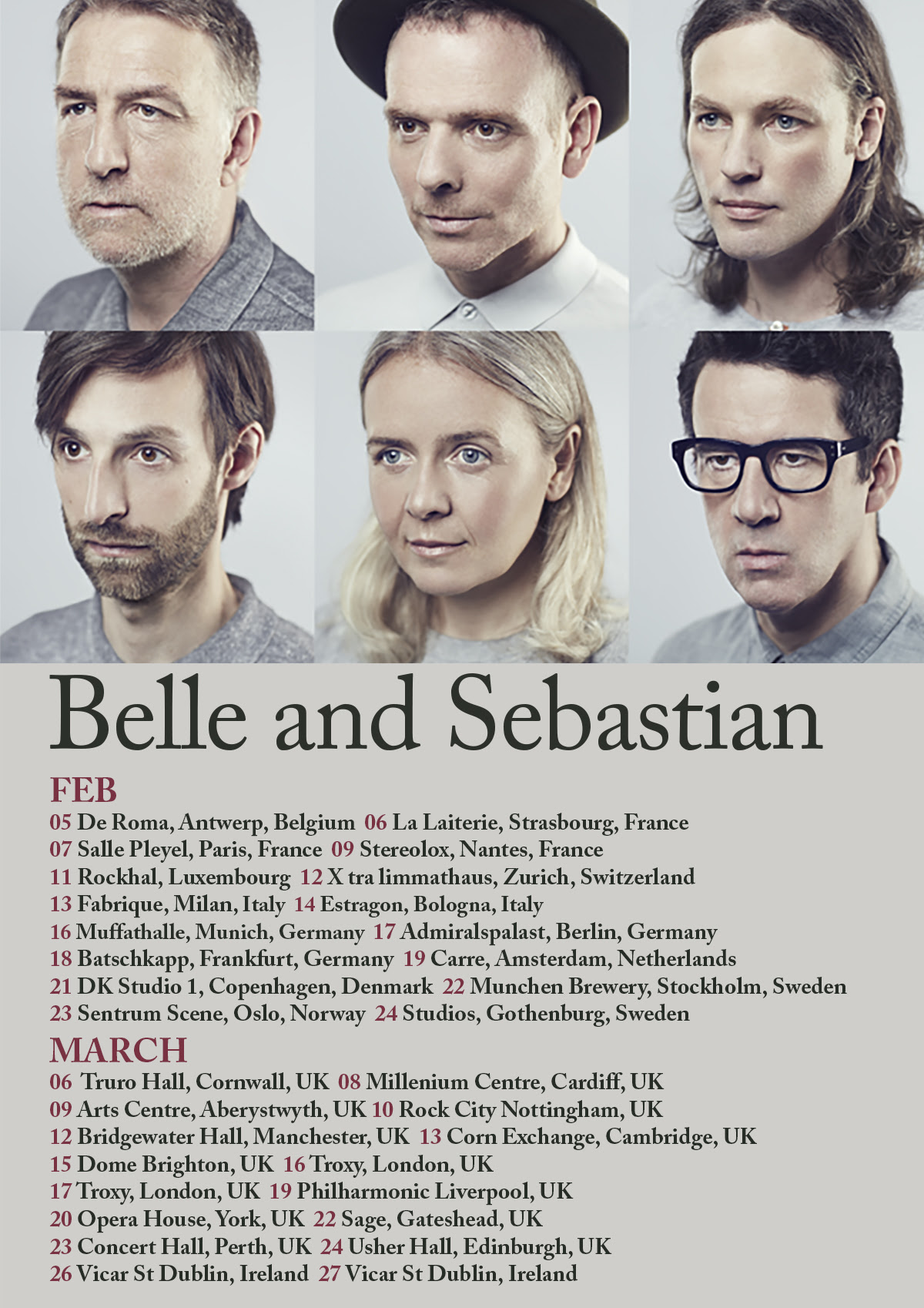 belle and sebastian tour 2022 uk