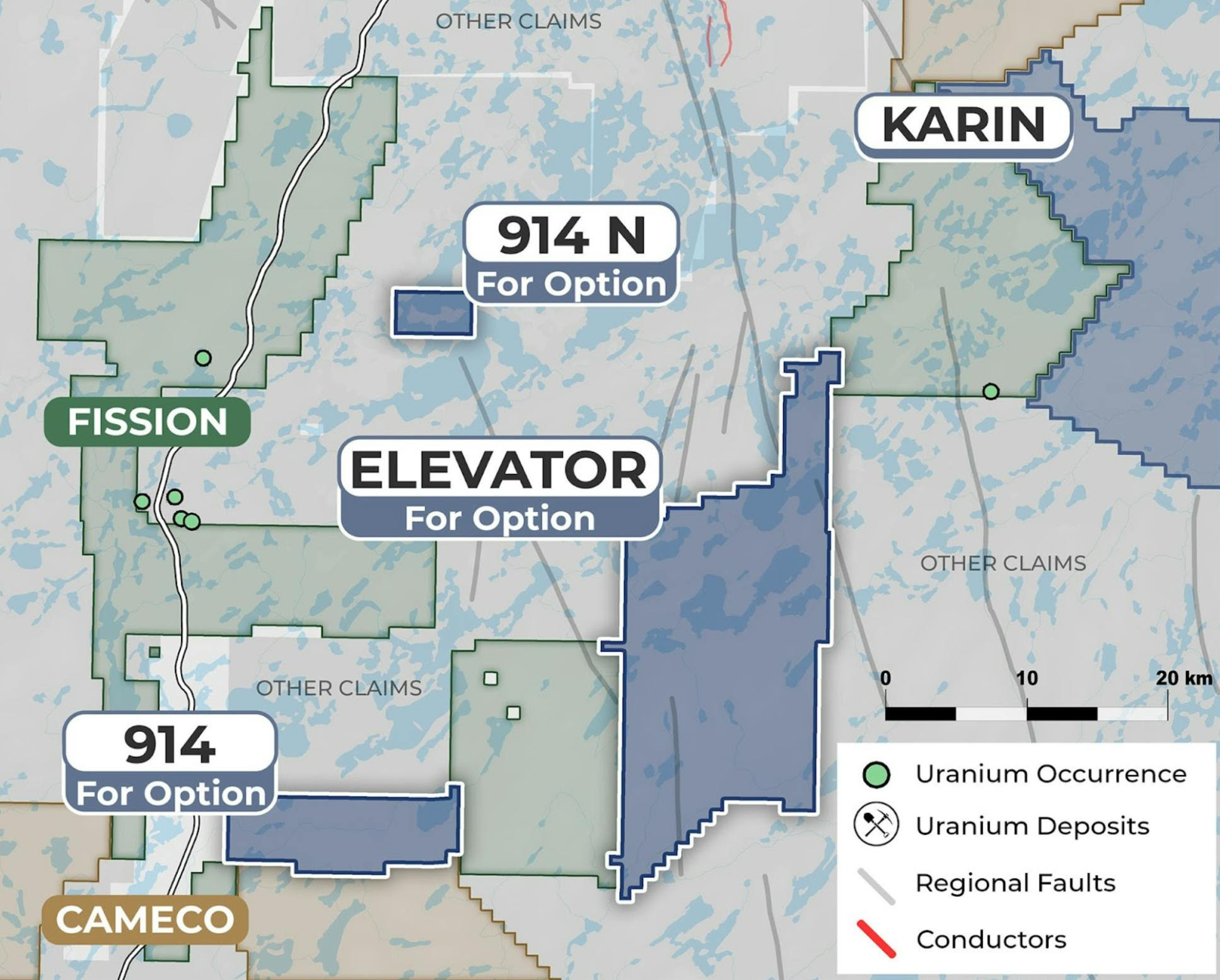 914, 914N, and Elevator Uranium Projects | Skyharbour Resources