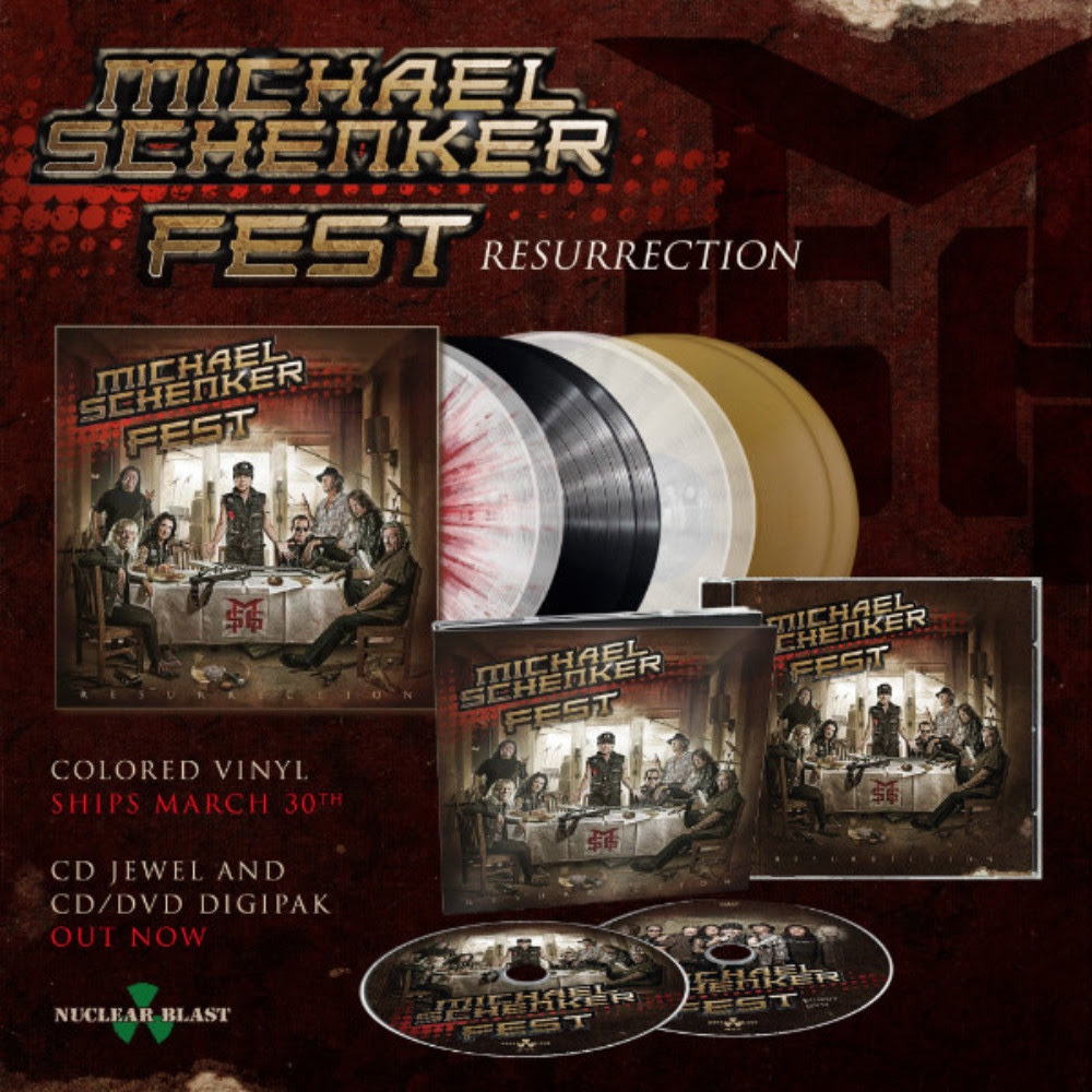 MICHAEL SCHENKER FEST Resurrection Enters Album Charts Worldwide