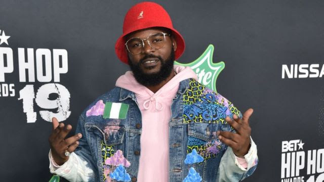 Le rappeur Falz fpour le BET Hip Hop Awards, 5 Octobre, 2019 in Atlanta, Georgie.