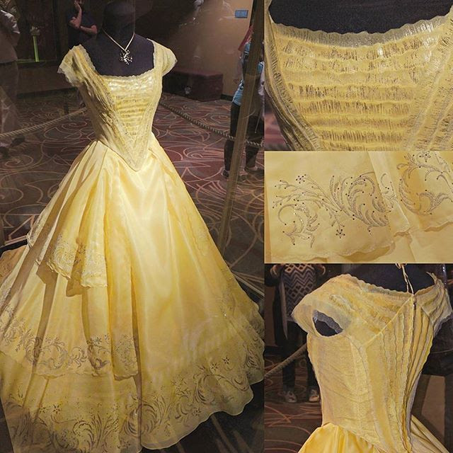 YOU GUYS!!!! I SAW THE DRESS!!! They also showed a preview of the film