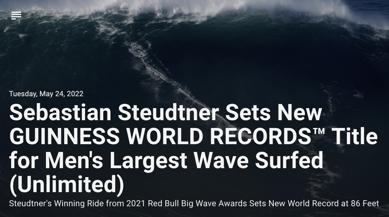 5befab1a f5ed 8258 1728 f5c8e58178a1 Se anuncian los ganadores del premio Red Bull Big Wave 2022