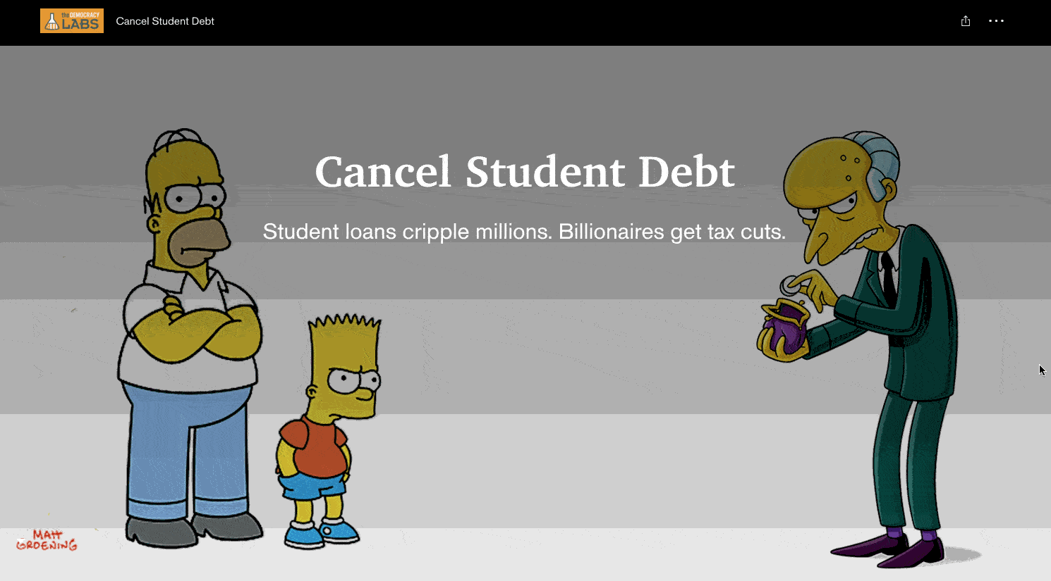 Cancel student debt to help millions of families