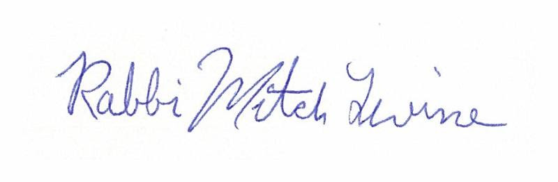 Rabbi Mitch Levine signature