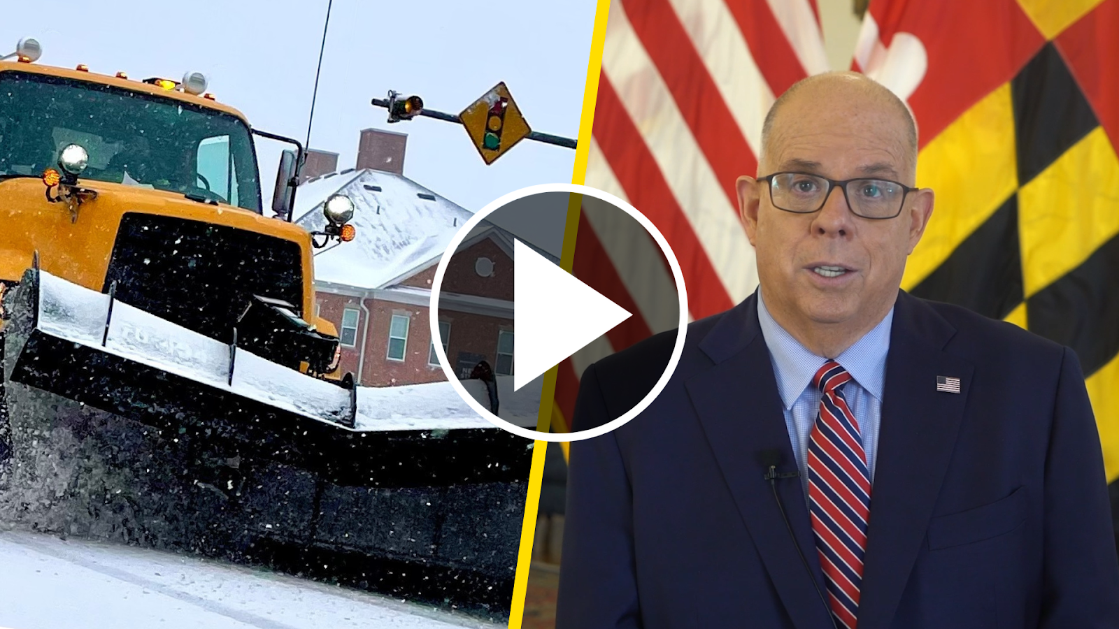 Gov. Hogan thanks MDOT workers for their hard work in a video