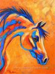 Beautiful Horse with Arched Neck, Sunshine by Theresa Paden - Posted on Thursday, November 13, 2014 by Theresa Paden