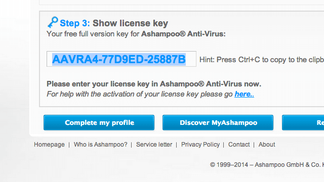 Ashampoo Anti Virus 2014 主打即時防護能力，簡單易用的專業防毒軟體（中文版）