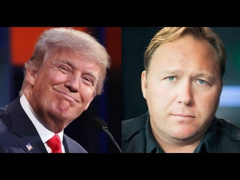 President Trump on the Alex Jones Show - Both Say Nothing About 9/11 or ISIS Realities