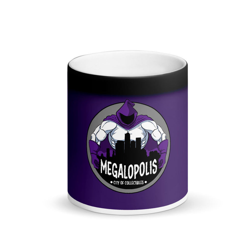 Image of Megalopolis Matte Black Magic Color-Changing Mug