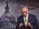 Senate Majority Leader Chuck Schumer of N.Y., speaks during a news conference on Capitol Hill, Tuesday, June 16, 2020, in Washington. (AP Photo/Manuel Balce Ceneta)